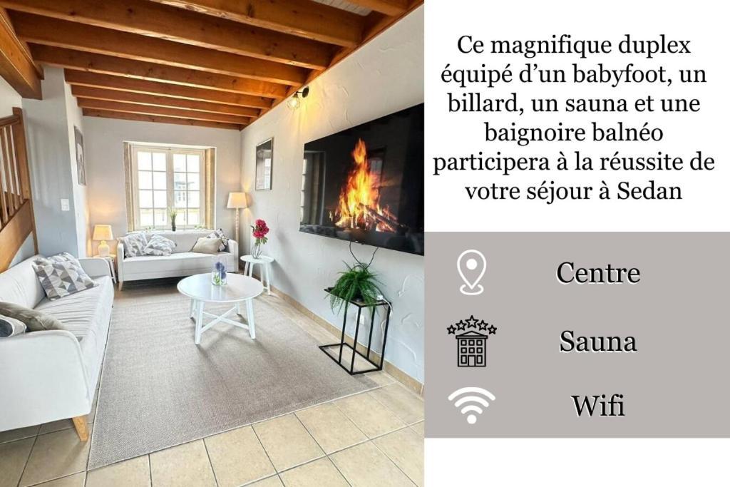 S Bayleved'Air Duplex Vue Chateau, Balneo Et Sauna Sedan Εξωτερικό φωτογραφία